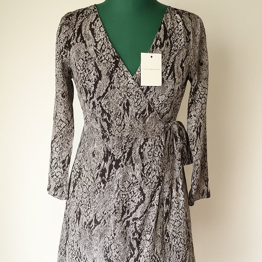 Anthropologie Midi Wrap Dress
